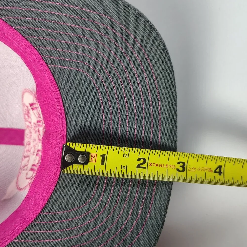 Pacific Headwear Pro Model 104c Pink Black Rumble By The River Mesh Snapback Hat